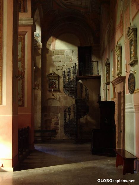 Postcard Winding stairs