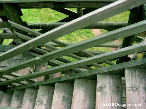 Postcard stairs