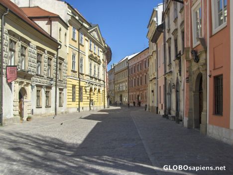 Postcard grodzka street
