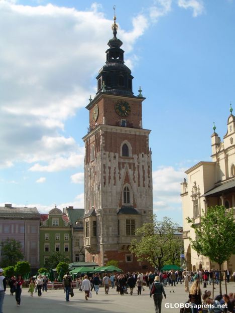 Postcard In the Main Market Square (Rynek Główny)