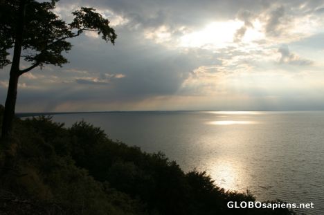 Postcard View on the Baltic Sea