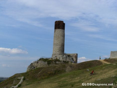 Postcard Olsztyn Castle
