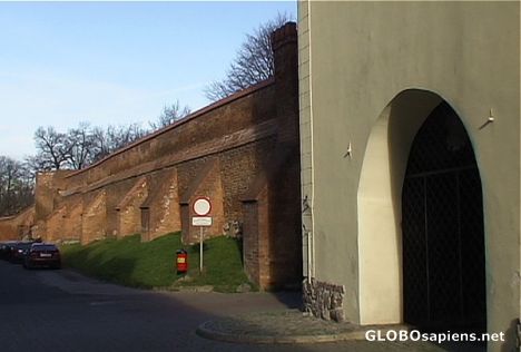 Postcard Chelmno Old City walls