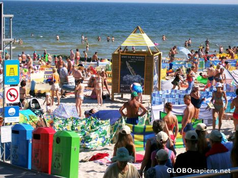 Postcard East Side Beach very popular