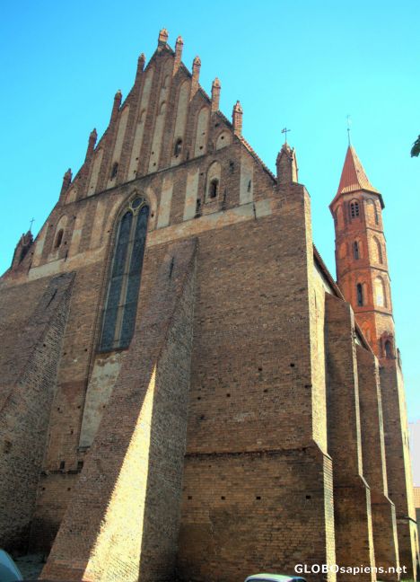 Postcard Church of SS Jacob and Nicholas in Chełmno