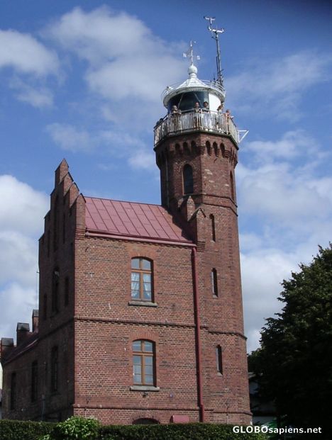 Postcard Lighthouse in Ustka