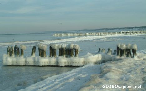 Postcard Winter in Ustka
