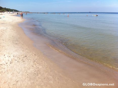 Postcard Ustka (PL) - the wilder end of the eastern beach