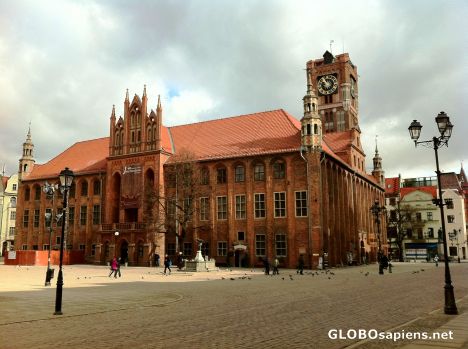 Postcard Torun (PL) - The Old Town Townhall