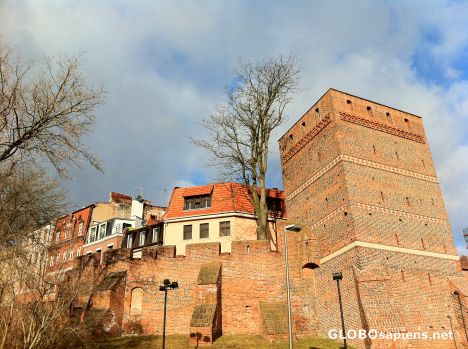 Postcard Torun (PL) - The Leaning Tower