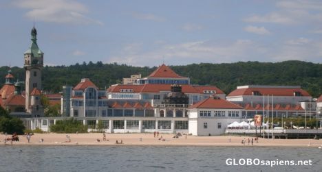 Postcard Sopot beach