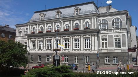 Postcard New city hall
