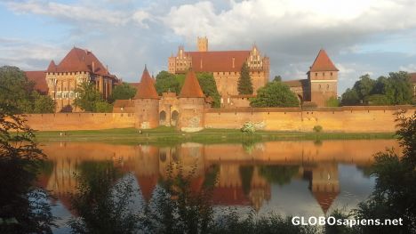 Postcard Castle on the river