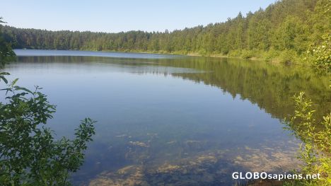 Postcard Male Pruszonki Lake