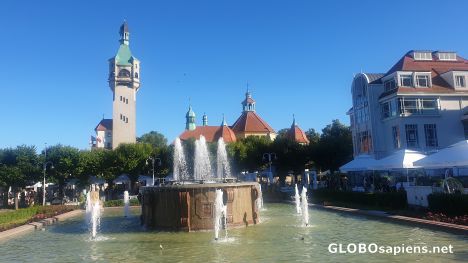 Postcard Main resort square