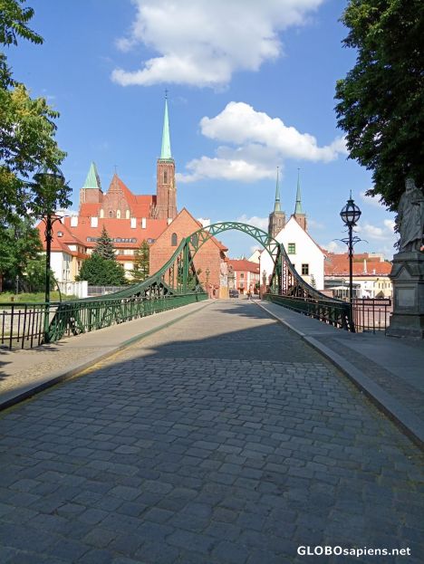 Postcard Bridge of Love