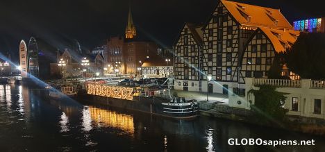 Postcard Brda River