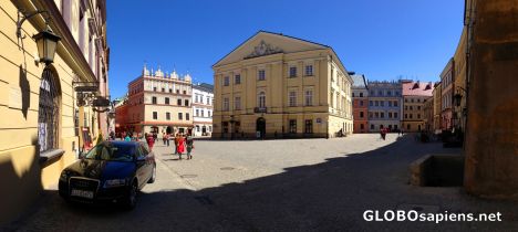 Postcard Lublin (PL) - the old town square