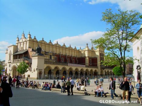 Postcard Tourists in Rynek Główny