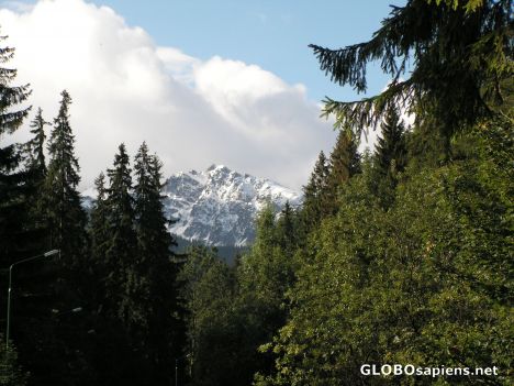 Postcard Tatry Mountains.