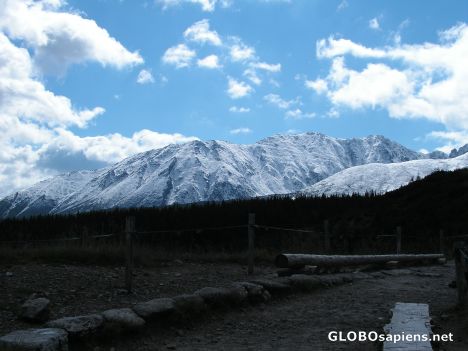 Postcard Tatry Mountains.