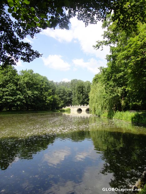 Postcard Lazienki Park