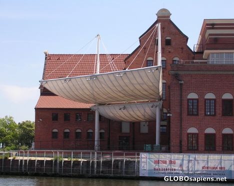 Postcard Gdansk - Polish Baltic Philharmonic