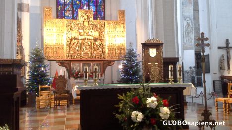 Postcard St Mary's main altar