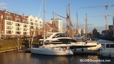 Postcard Old city marina