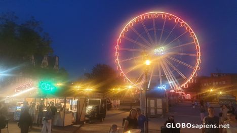 Postcard Gdansk's Wheel
