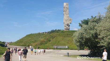 Postcard Westerplatte WW2 monument