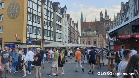 Postcard Traditional Fair in Gdansk