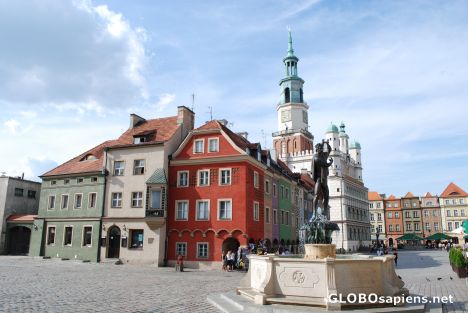 Postcard Main Square in Poznan