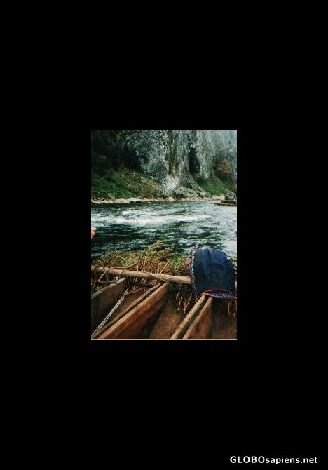 Postcard Pieniny rafting
