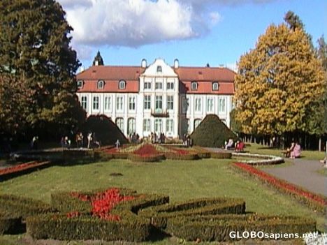 Postcard Abbots Palace in Oliwa