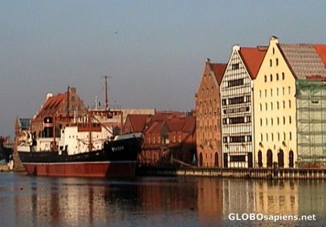 Postcard Maritime Museum in Gdansk