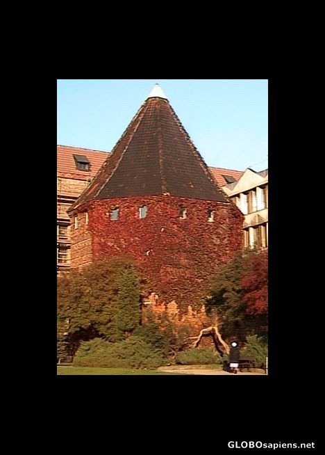 Postcard Straw Tower in Gdansk