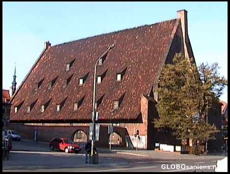 Postcard Great Mill in Gdansk