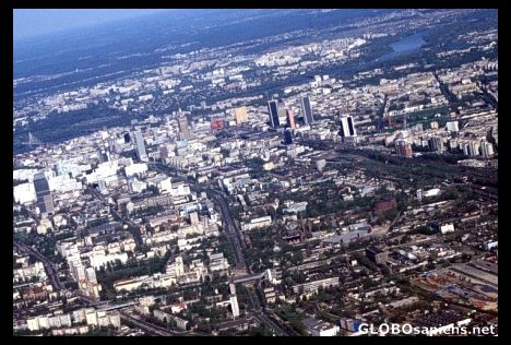 Postcard Downtown Warsaw