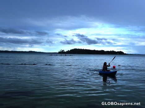 Postcard Out for a dawn kayak!