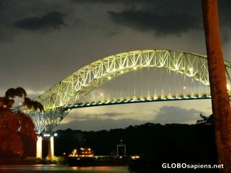 Postcard Panama canal