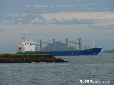 Postcard Panama Canal