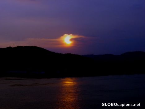 Postcard Sunset over Panama