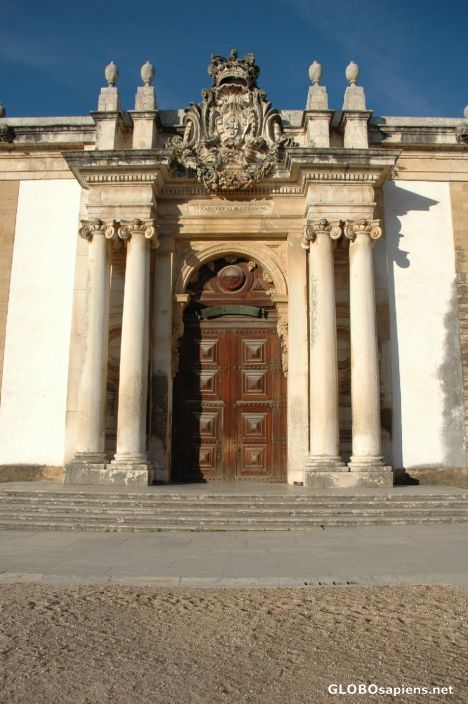 Postcard Gate to the celebrated Library