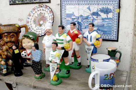 Postcard Obidos, Lembranças do Europeo de Futebol