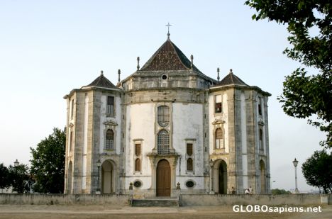 Postcard Arredores de Obidos, igreja