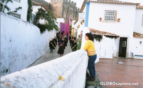 Postcard Head of the procession