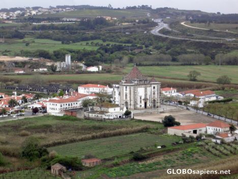 Postcard Santuário do Senhor Jesus da Pedra from Obidos