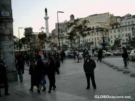 Postcard Rossio Square