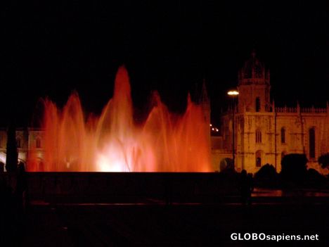 Postcard Jeronimos monastery in Belem